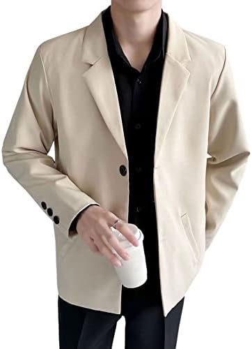 chouyatou Men’s Casual Notched Lapel 2-Button Work Office Blazer Jacket Sport Coat post thumbnail image