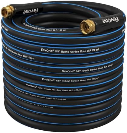 Fevone Garden Hose 100 ft x 5/8″, Heavy Duty Water Hose, Fits Hoses/Pipes of All Replacement/Replaceable Parts, Solid Brass Fittings – No Leak post thumbnail image