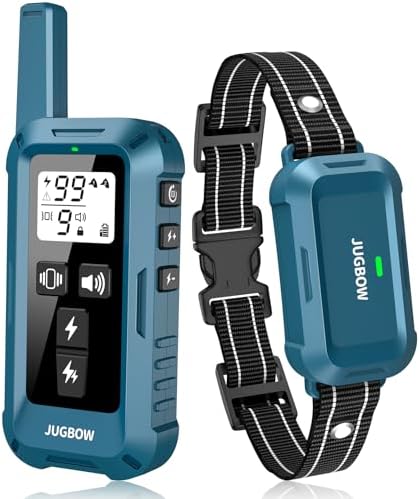 Jugbow Dog Shock Collar – 4200FT Dog Training Collar with Remote, IPX7 Waterproof Electric Collar with 4 Training Modes, Security Lock, Rechargeable e-Collar for All Breeds, Sizes post thumbnail image