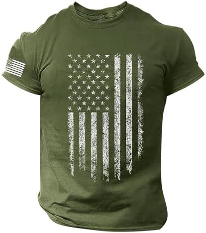 American Flag Shirts for Men Casual American Flag Graphic Patriotic Tshirts 4Th of July Shirts for Men post thumbnail image