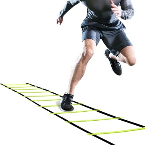 GHB Pro Agility Ladder Agility Training Ladder Speed 12 Rung 20ft with Carrying Bag post thumbnail image