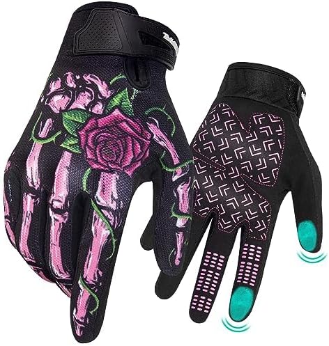 RIGWARL Touchscreen Non-Slip Skeleton Motorcycle Gloves for Men and Women, Joker Gloves for Cycling, Dirt Bike, Mountain Bike and Riding post thumbnail image