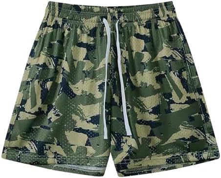 Lastesso Mens Board Shorts Camo Summer Athletic Workout Gym Shorts Lightweight Mesh Lounge Workout Shorts Casual Swim Short post thumbnail image