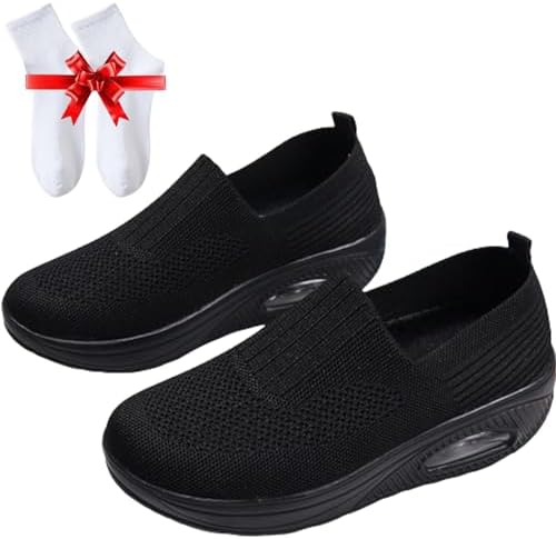 Brave Shoes Orthopedic for Women, Orthopedic Braveshoes, Ergonomic Pain Relief Arch Support Orthopedic Shoes, Mesh Breathable Sneakers, Slip-on Light Air Cushion Wedge Walking Shoes post thumbnail image