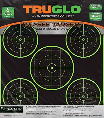 TRUGLO Tru-See 5-Bull 12X12 Bright Fluorescent Self-Adhesive High-Visible Reactive Splatter Targets post thumbnail image