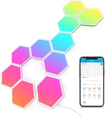 Govee Glide Hexa Light Panels, RGBIC Hexagon LED Wall Lights, Wi-Fi Smart Home Decor Creative Wall Lights with Music Sync, Works with Alexa Google Assistant for Indoor Decor, Gaming Decor, 10 Pack post thumbnail image