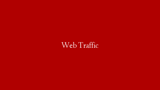 Web Traffic post thumbnail image