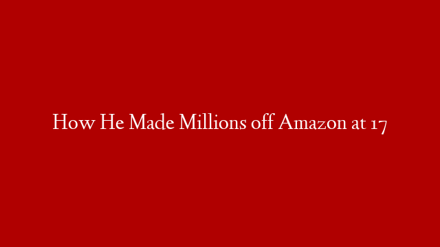 How He Made Millions off Amazon at 17 post thumbnail image