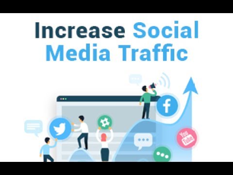 How to get traffic on your social media post | Increase social media traffic | Social media traffic post thumbnail image