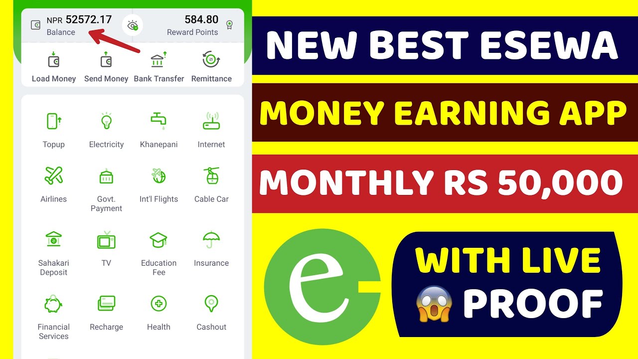 Esewa Earning New Best App | Earn Money Online In Nepal | Make Money Online | Earn Money In 2022 post thumbnail image