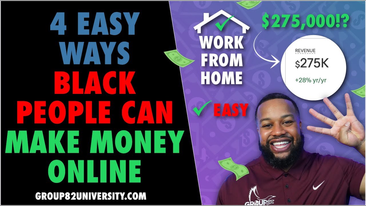 4 EASY Ways BLACK PEOPLE Can Make Money Online (Work From Home Jobs 2022) post thumbnail image