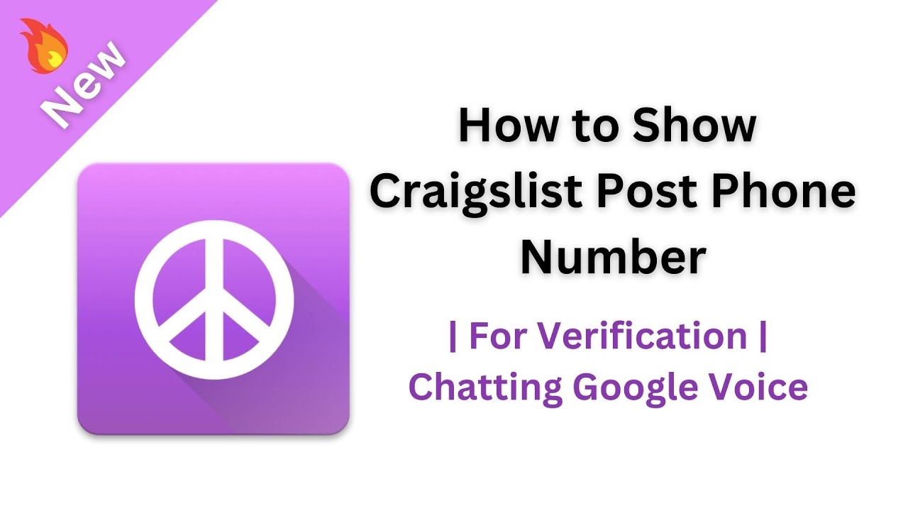 How to Show Craigslist Post Phone Number | For Verification | Chatting Google Voice post thumbnail image