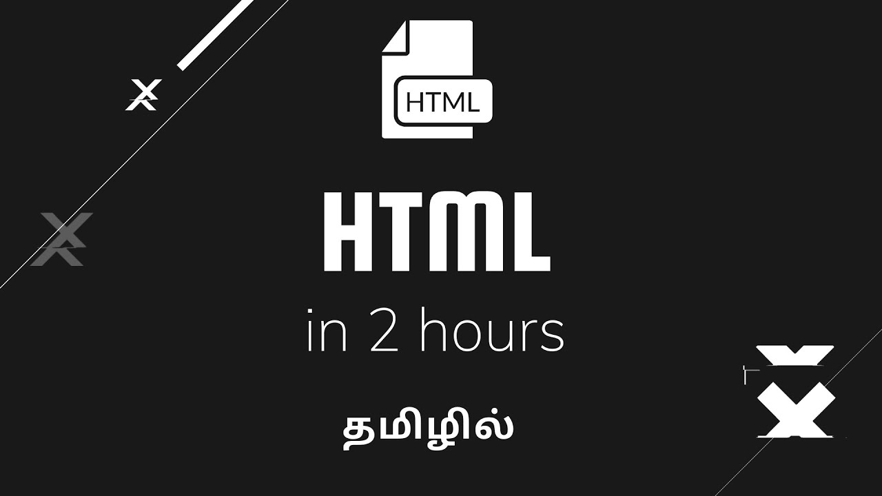 HTML Full Course for Beginners | Learn HTML in Tamil post thumbnail image