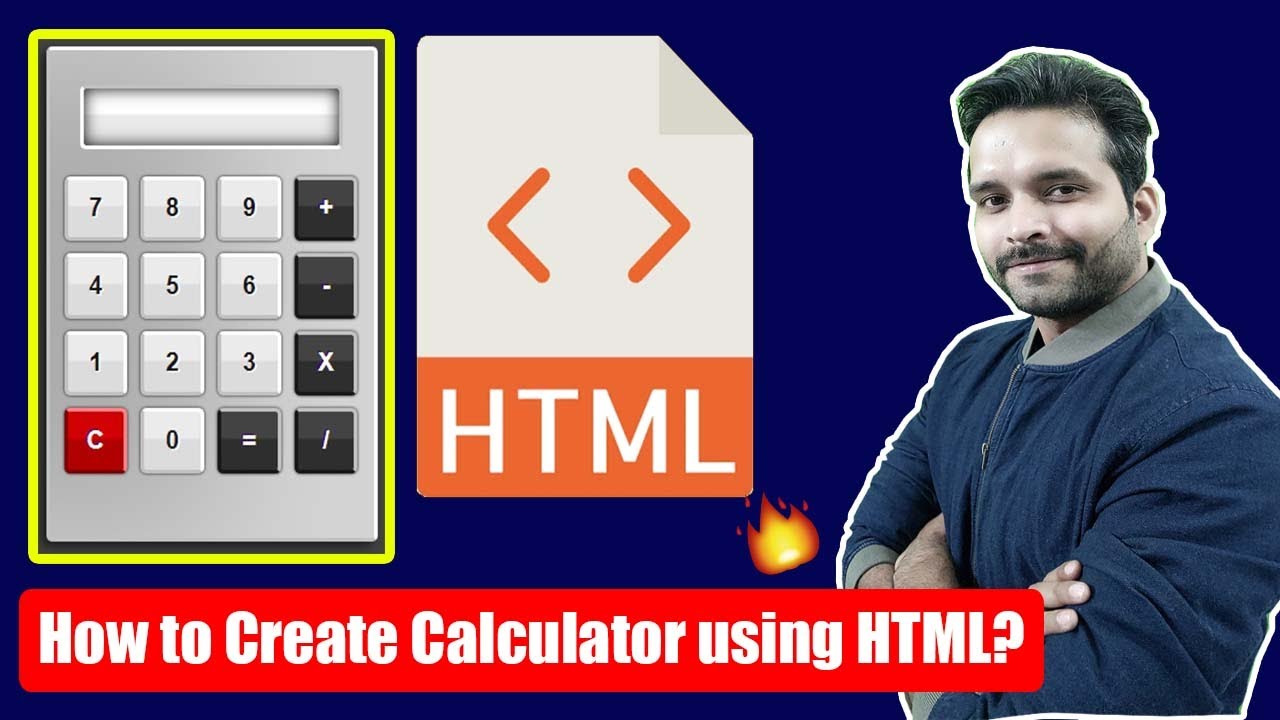 🔥🔥🔥How to create calculator using HTML? HTML Tutorial for Beginner with Nikhil Sharma post thumbnail image