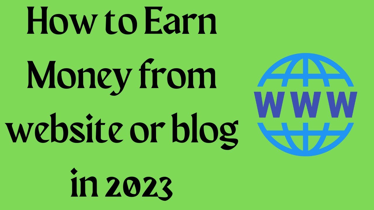 How to Earn Money from website or blog in 2023-Tech Zark post thumbnail image