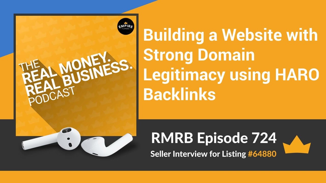 RMRB 724 – Building a Website with Strong Domain Legitimacy using HARO Backlinks post thumbnail image