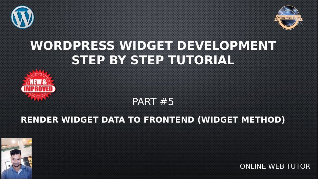WordPress Widget Development Beginner Tutorials Step by Step #5 – Render Widget Data to Frontend post thumbnail image