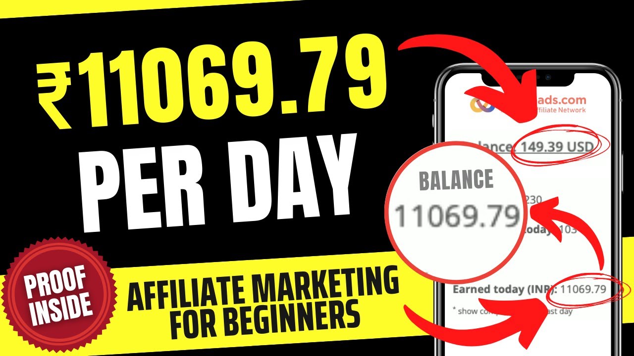 ₹11069.79 Per Day | Affiliate Marketing for Beginners 2022 |  Indoleads Review in Hindi post thumbnail image