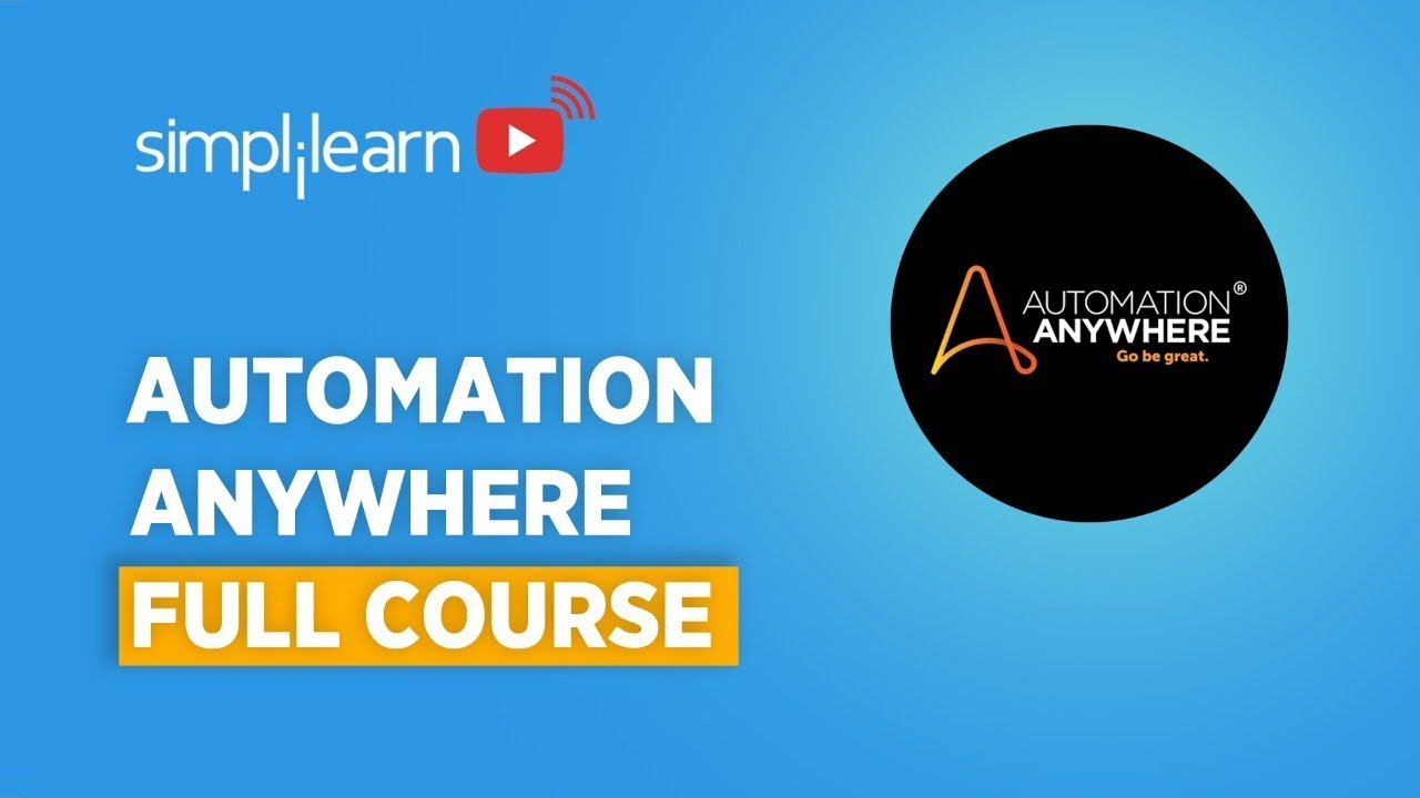 🔥Automation Anywhere Full Course | Automation Anywhere Tutorial | RPA Course | RPA | Simplilearn post thumbnail image