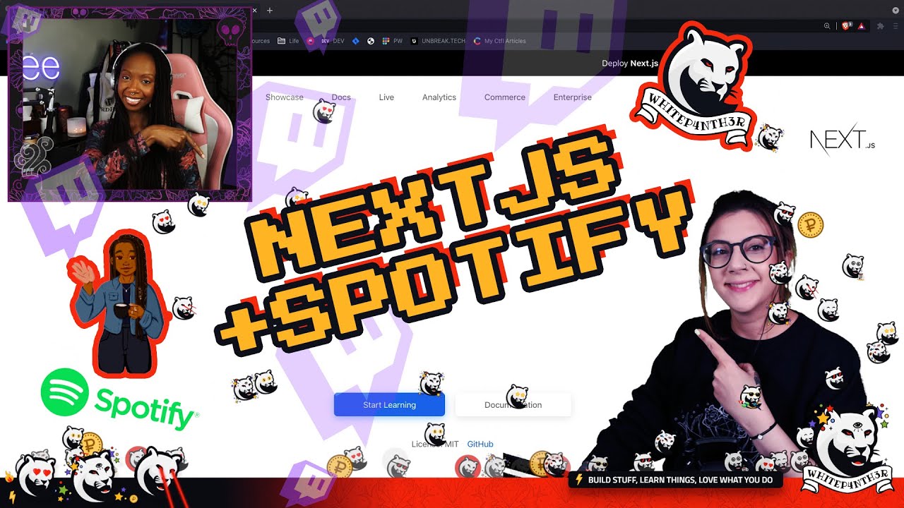 Next.js + Spotify API beginner tutorial – learn Jamstack [Twitch Stream Highlights] post thumbnail image