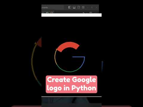 Create a Google Logo in python 🔥 python turtle graphics #shorts #programming #python #youtubeshorts post thumbnail image