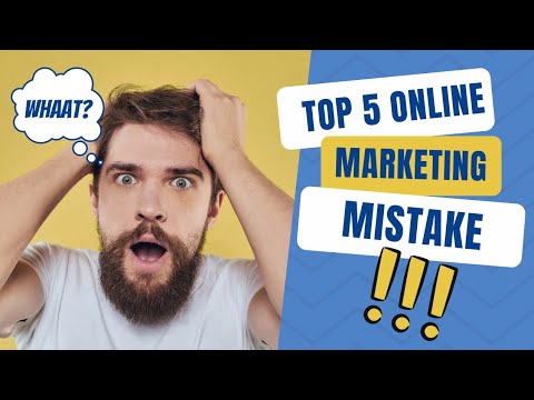 Top 5 online marketing mistakes post thumbnail image