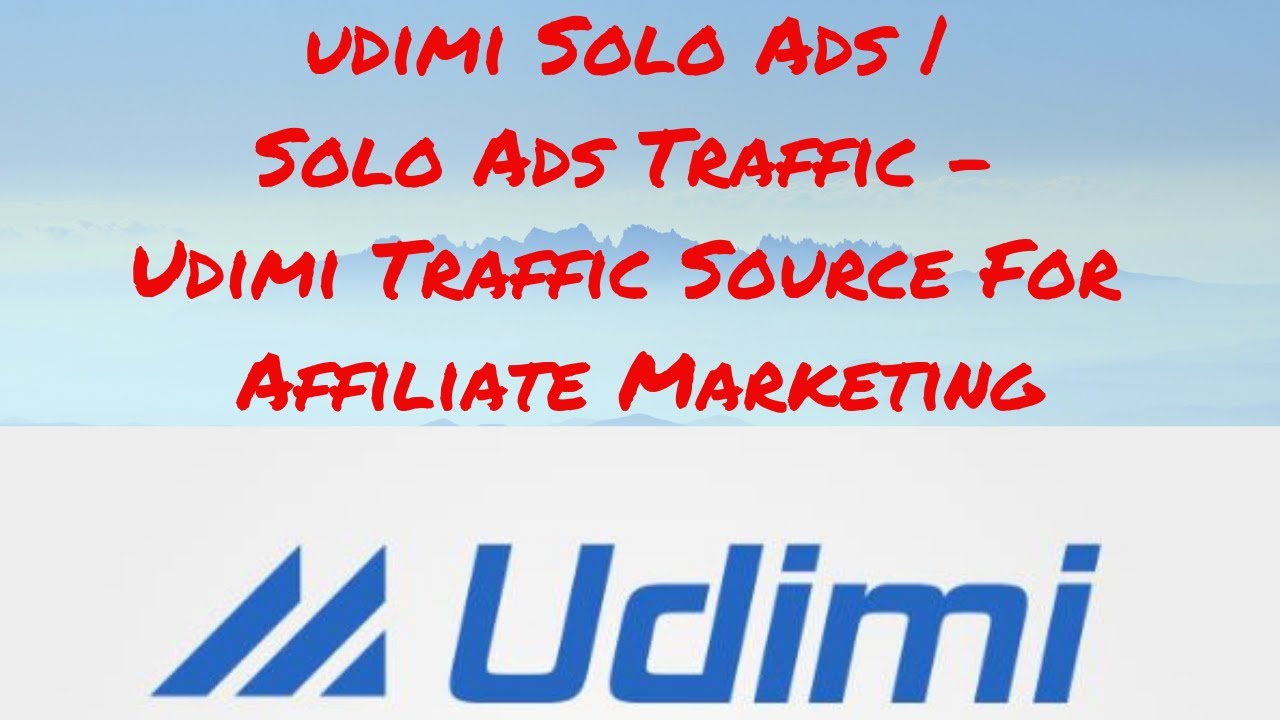 Udimi Solo Ads ….. Solo Ads Traffic – Udimi Traffic Source For Affiliate Marketing post thumbnail image