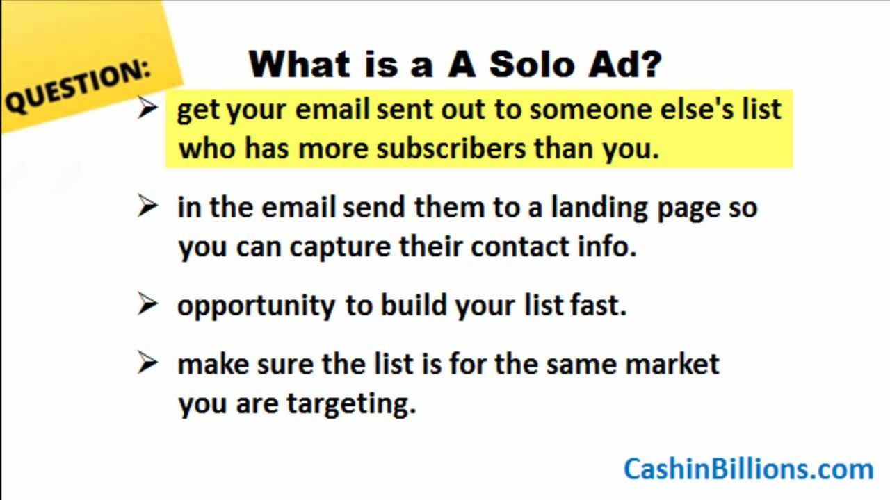 Solo Ads | Where To Find Best Solo Ads ? Review 2015 post thumbnail image