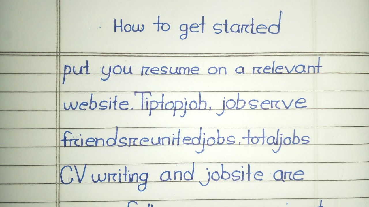 How to get start Freelancing l English hand writing l English for writing post thumbnail image