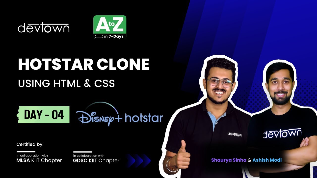 [LIVE] DAY 04 – Hotstar Clone using HTML & CSS | COMPLETE in 7 – Days post thumbnail image