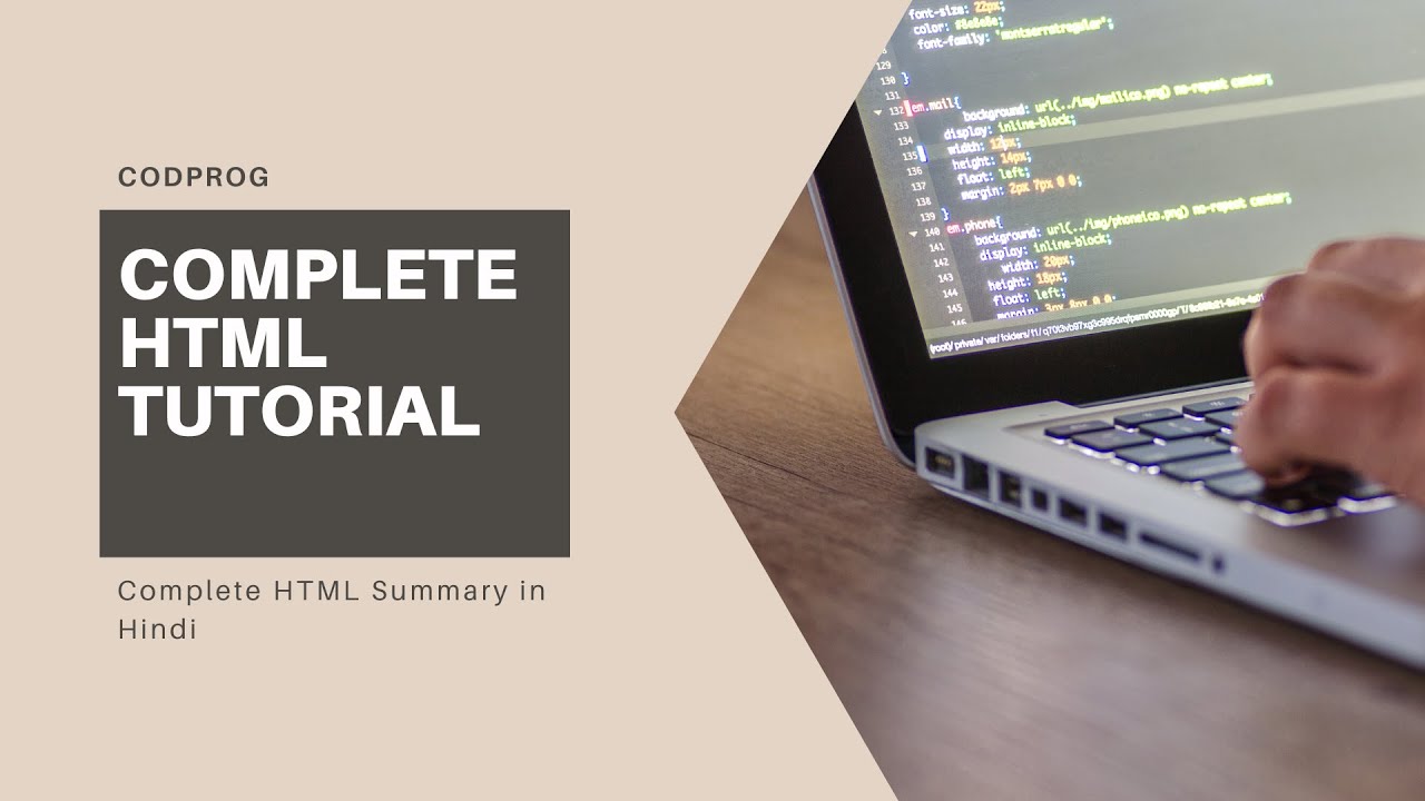 Complete HTML Tutorial In One Video post thumbnail image