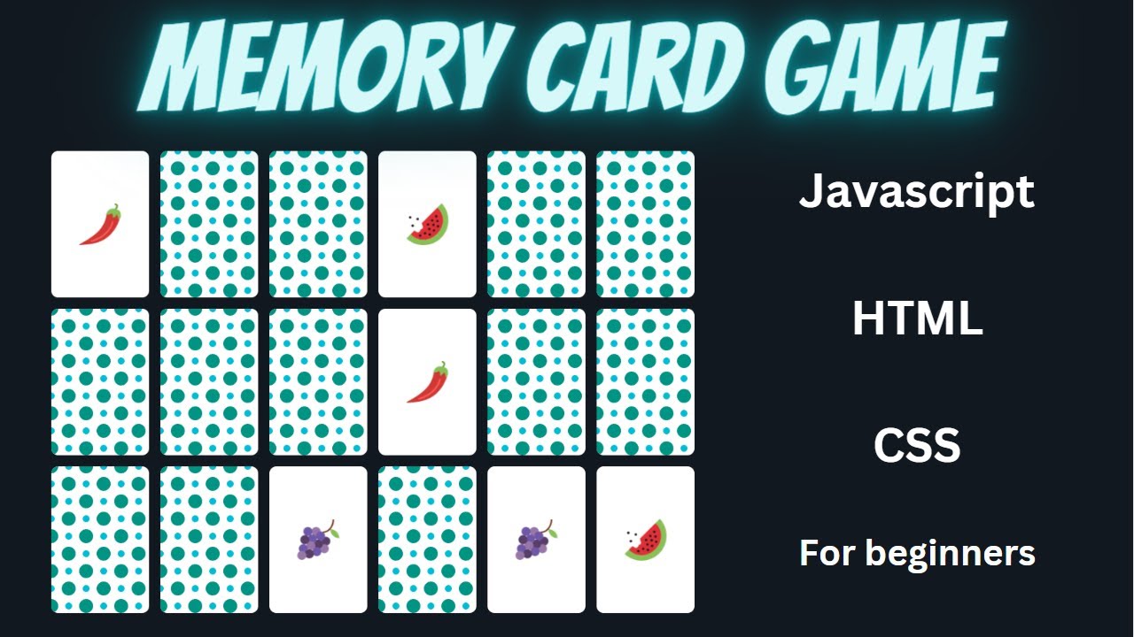 Build Your Own Memory Card Game with HTML, CSS, and JavaScript – Beginner-Friendly Tutorial post thumbnail image