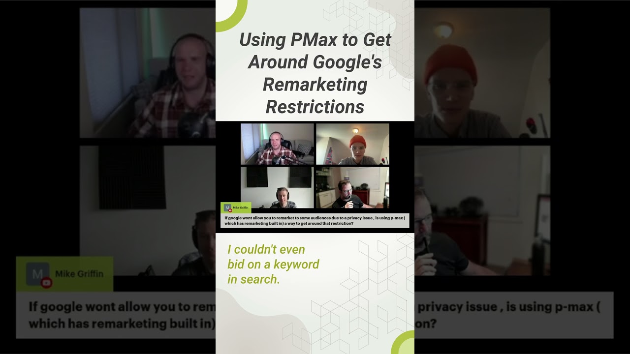 Using PMax to Get Around Google’s Remarketing Restrictions #shorts #performancemax #marketing #ppc post thumbnail image