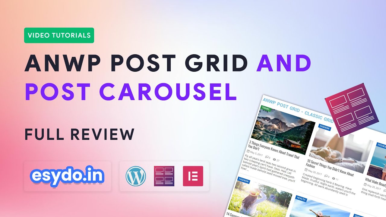 AnWP Post Grid Plugin Review And Tutorial Video For Beginners || WordPress Tutorials in Hindi post thumbnail image