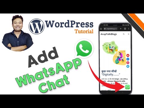 How to add WhatsApp Chat to WordPress Website | WordPress Tutorial | Learn WordPress post thumbnail image