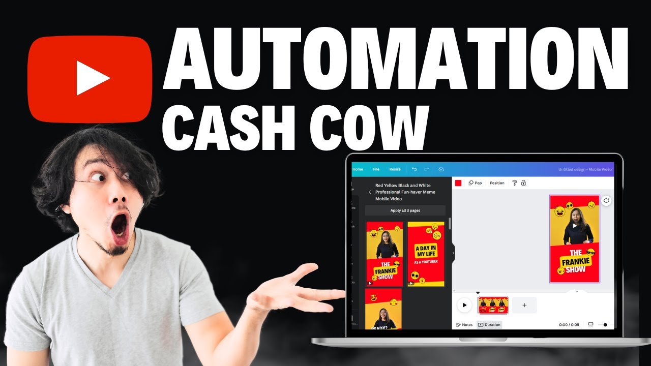 YouTube Automation Cash Cow Complete Course | Copy Tiktok videos to Youtube Shorts Via Canva post thumbnail image