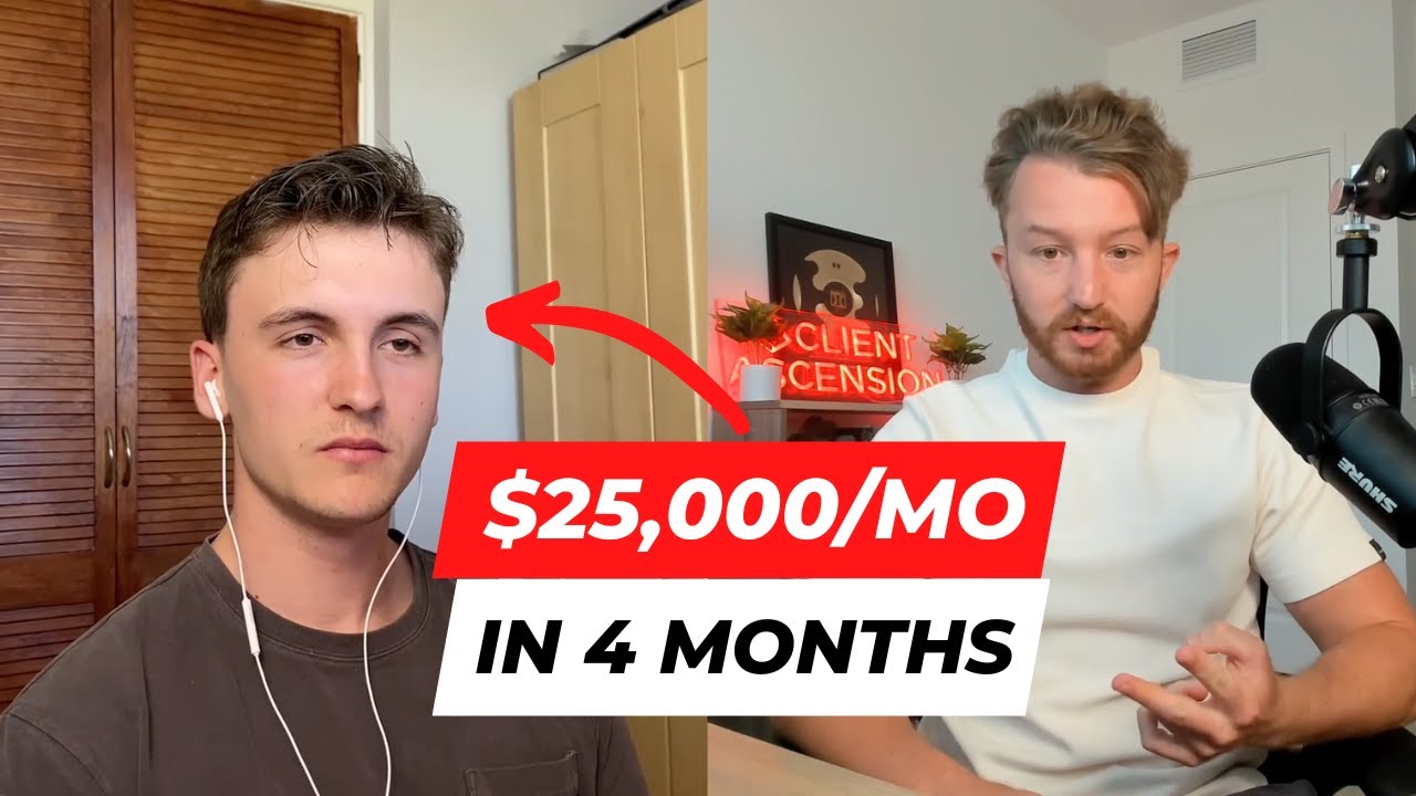 How Stephen Got to $25k/mo With his Video Marketing Agency in 4 Months inside Client Ascension post thumbnail image