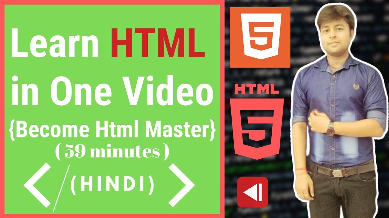 Learn html in one video  in Hindi  🔥🔥🔥| Become master in HTML in one video🔥🔥 post thumbnail image