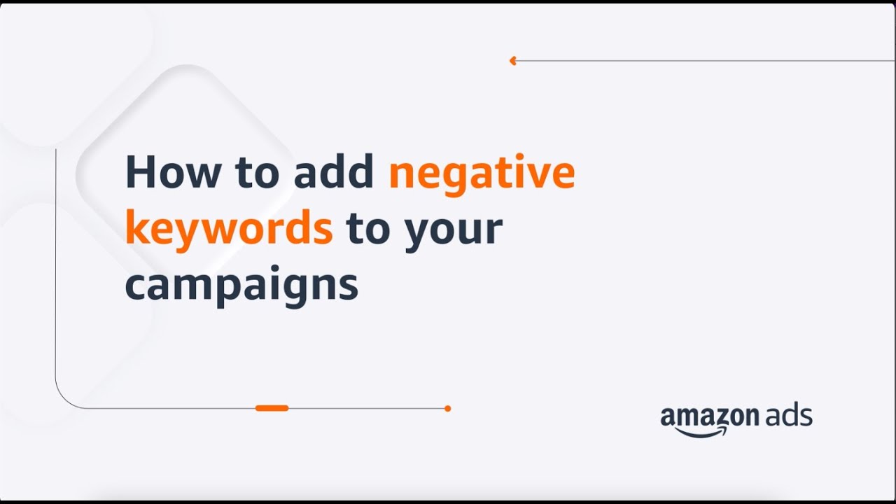 How to add negative keywords to your campaigns post thumbnail image