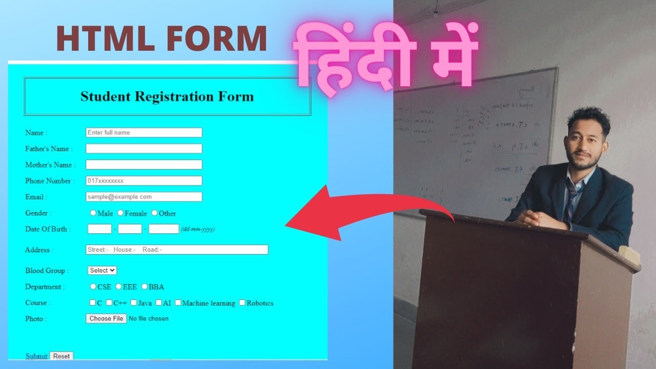 How To Make Form In Html – Easy Explanation (2022) | Html Mein Form Kaise Banate Hain Best Tarika post thumbnail image