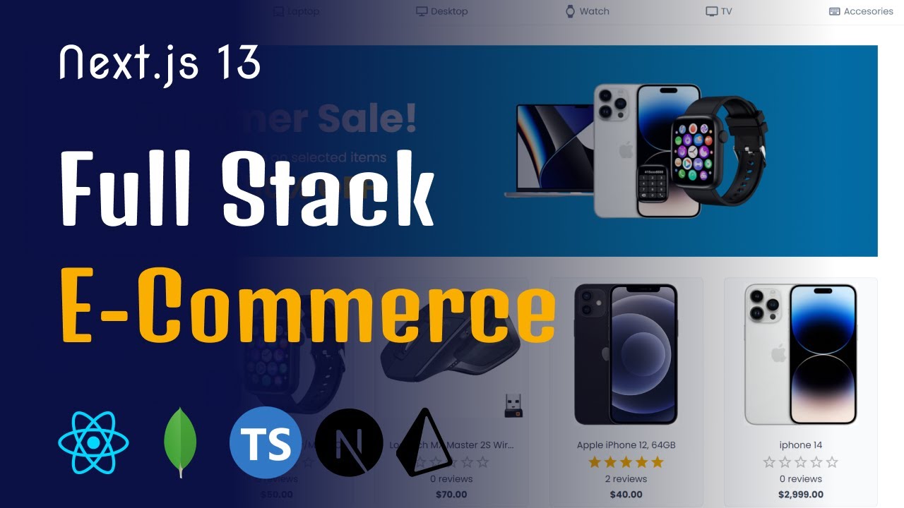 Build and Deploy a Full-Stack E-Commerce: Next.js 13, React.js, Typescript, Tailwind, Prisma, Stripe post thumbnail image