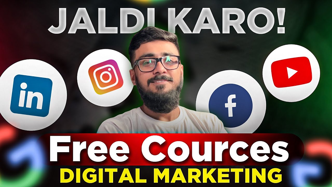 5 FREE Digital Marketing Courses 2024 | Complete Digital Marketing Course For Beginners post thumbnail image