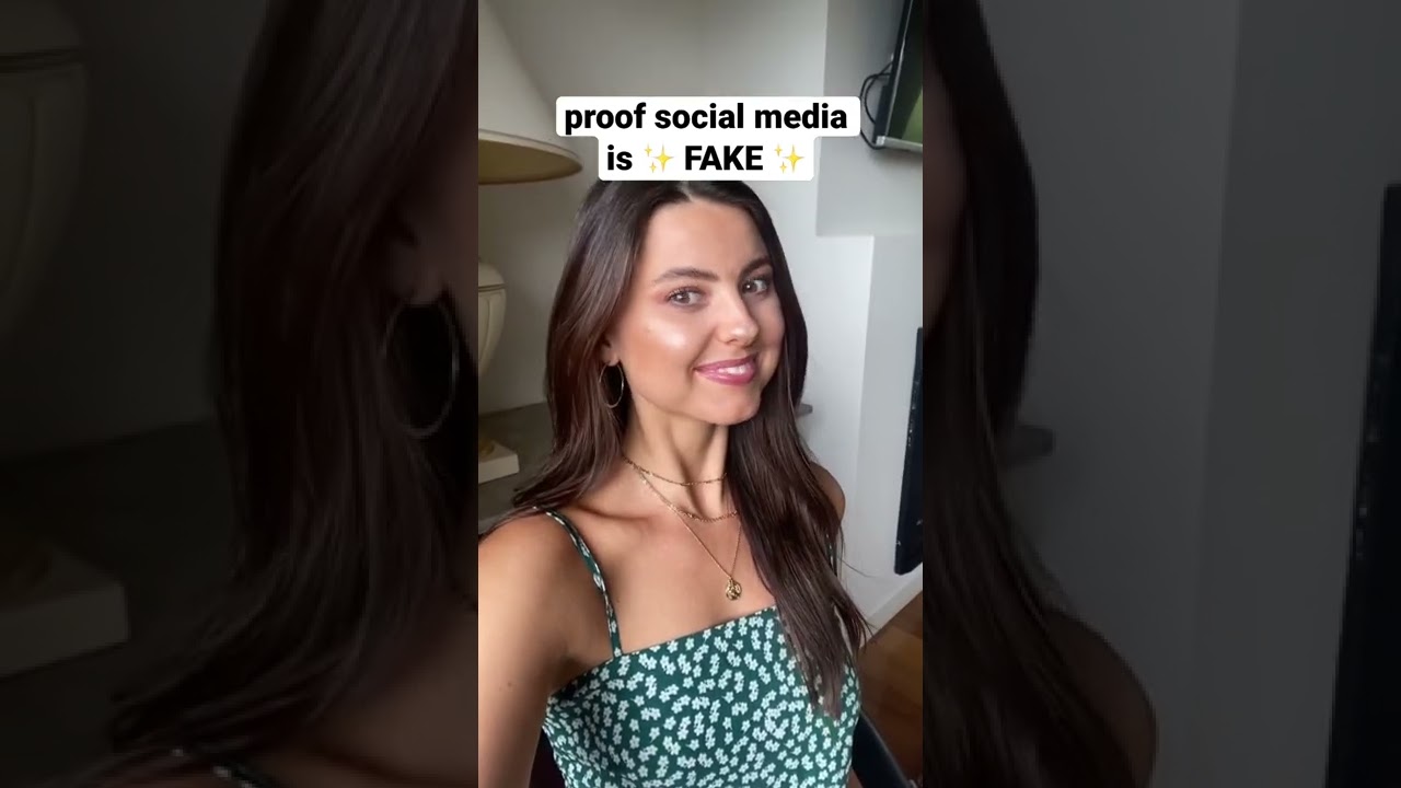 Proof social media is ✨ FAKE ✨ #socialmediaVSreality post thumbnail image