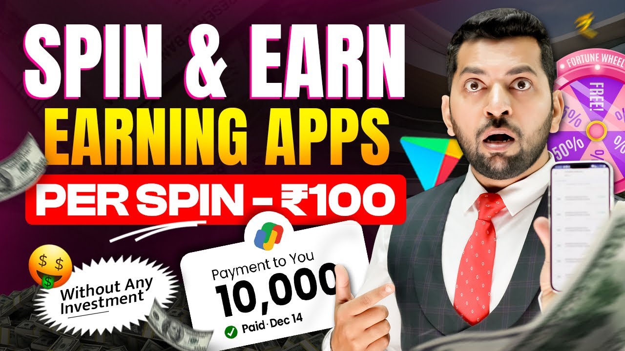 Spin Earning App 2024 | Online Earning App Without Investment | Spin and Earn Money | Earning App post thumbnail image