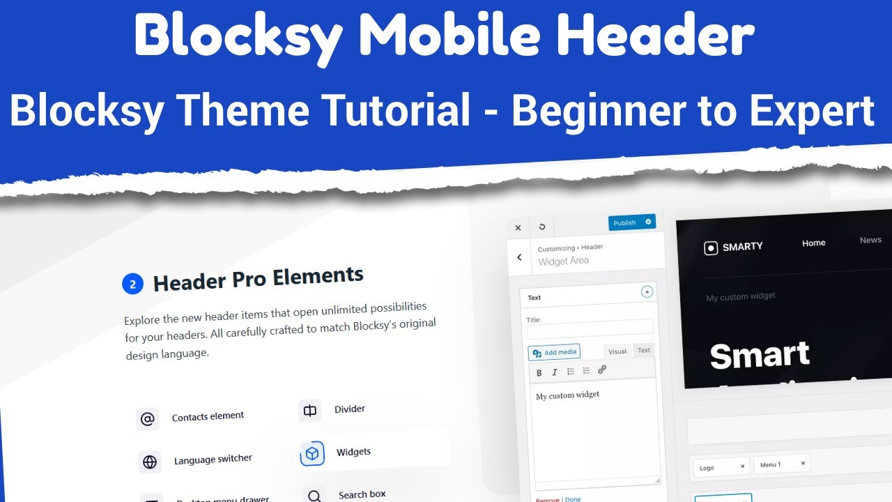 Blocksy Moblie Header | Blocksy Theme Tutorial – Beginner to Expert post thumbnail image