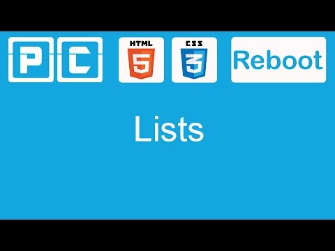 HTML5 and CSS3 beginners tutorial 5 – lists post thumbnail image