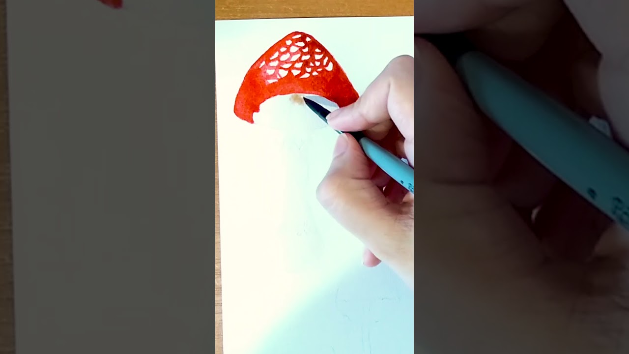 How To Paint Mushrooms / Red Fly Agaric / Watercolor Tutorial For Beginner #Shorts post thumbnail image