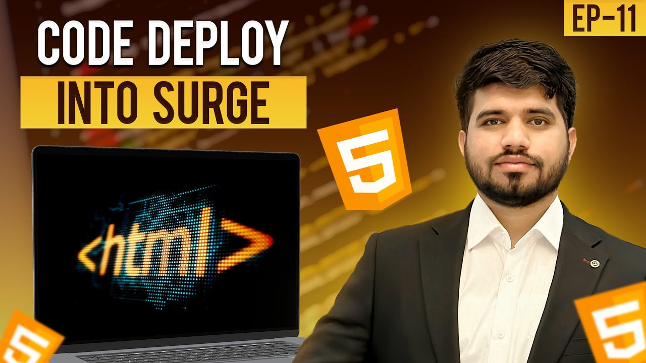 #11: HTML Code Deploy Into Surge | HTML Tutorial Urdu/Hindi (2024) post thumbnail image
