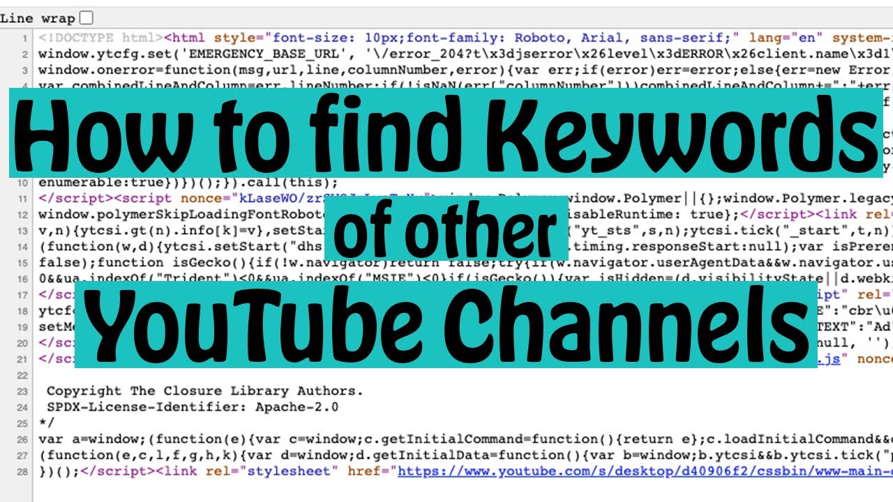 How to find Keywords of other YouTube Channels post thumbnail image