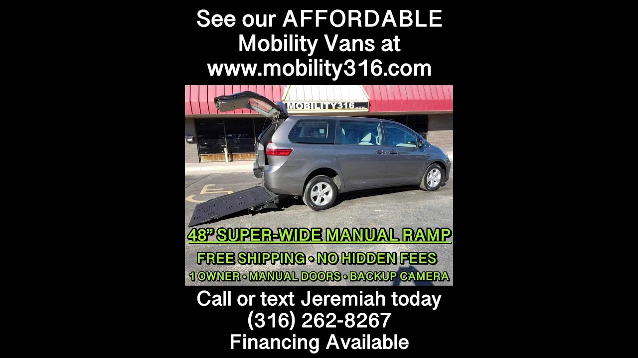 Wheelchair/mibility van 2017 Toyota Sienna L (1296), 22k Miles, $57,995 w/ FREE SHIPPING! post thumbnail image